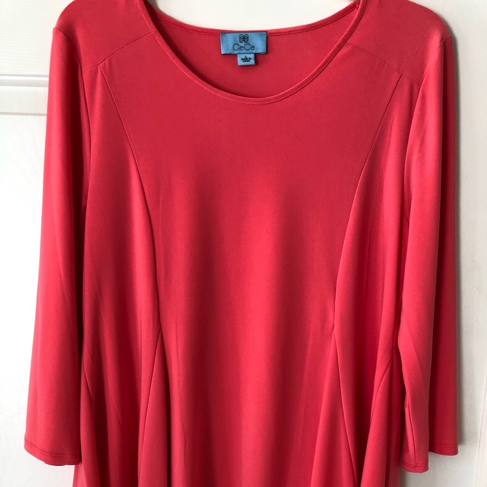 CeCe coral top
